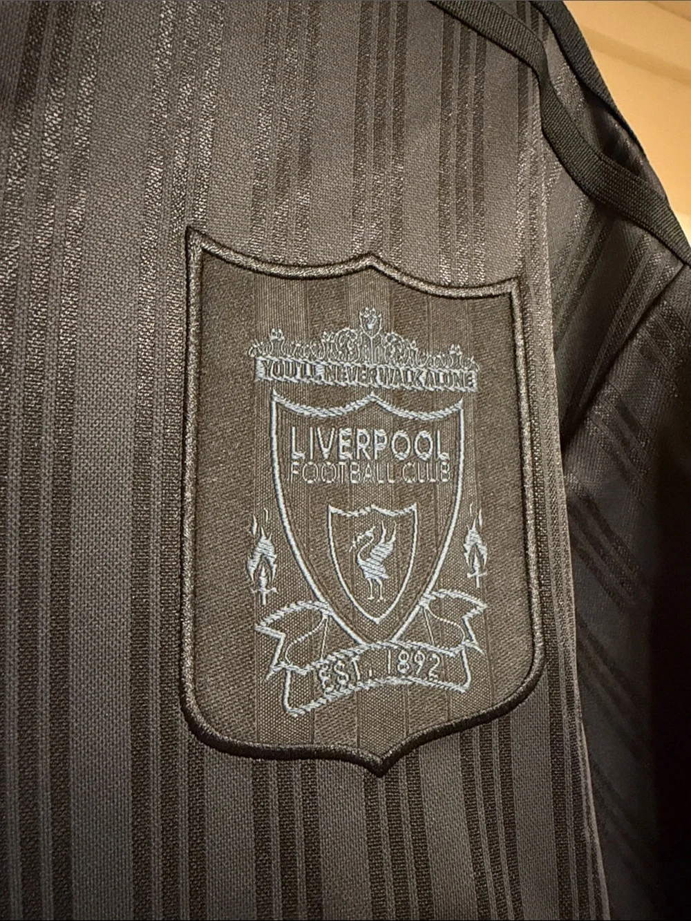 NWT Authentic Adidas Men’s Black Liverpool FC Retro Carlsberg Special 95 Jersey